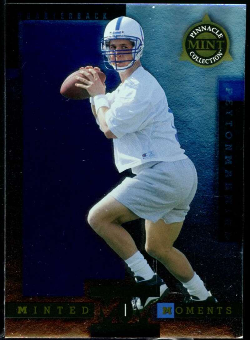 Peyton Manning Rookie Card 1998 Pinnacle Mint Minted Moments #1 Image 1