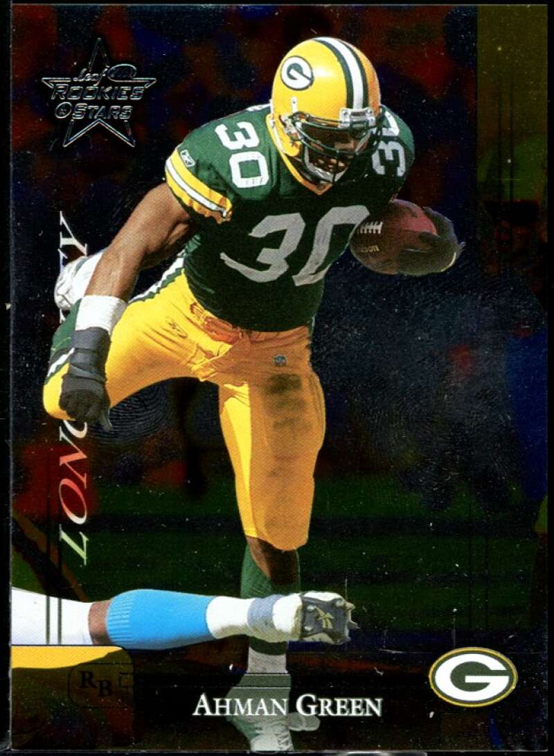 Ahman Green Card 2002 Leaf Rookies and Stars Longevity #36 Image 1