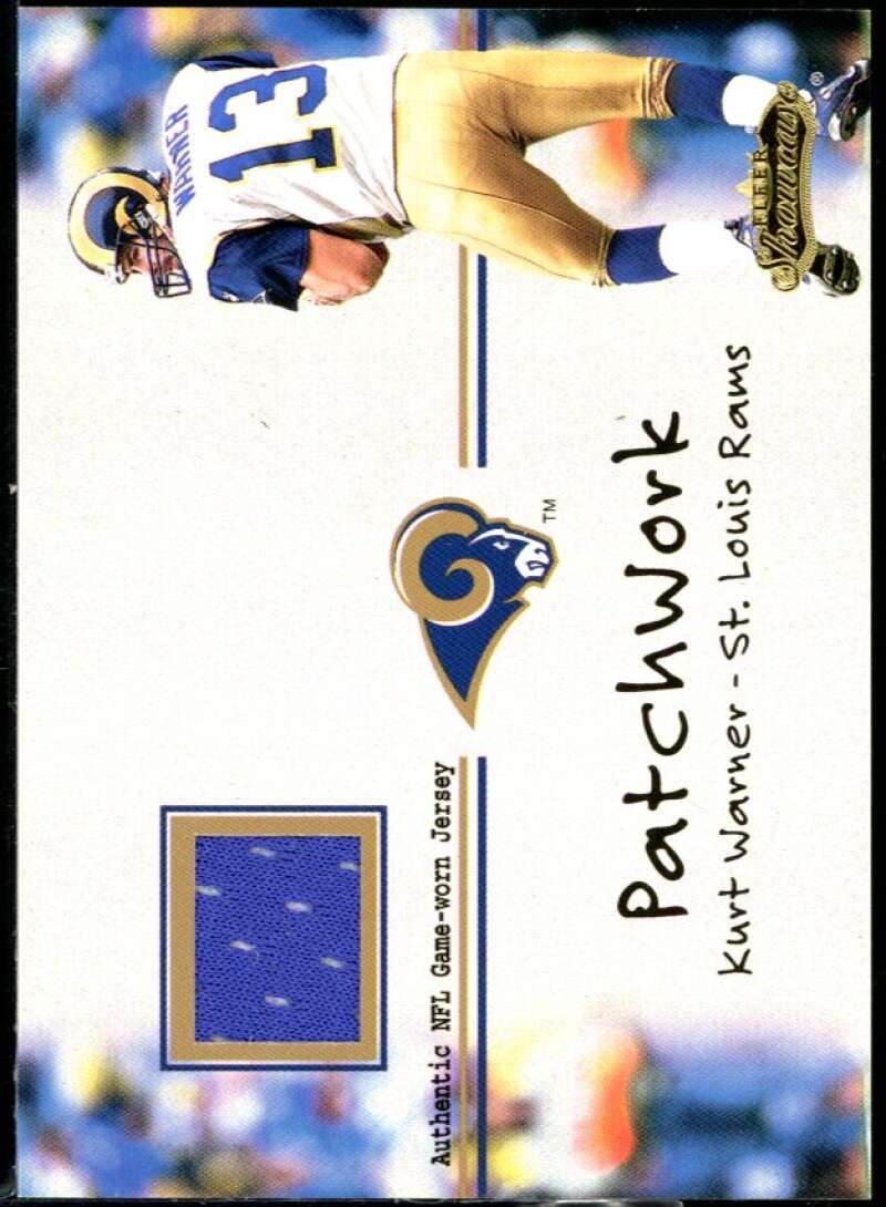 Kurt Warner Card 2000 Fleer Tradition Patchworks #19 Image 1