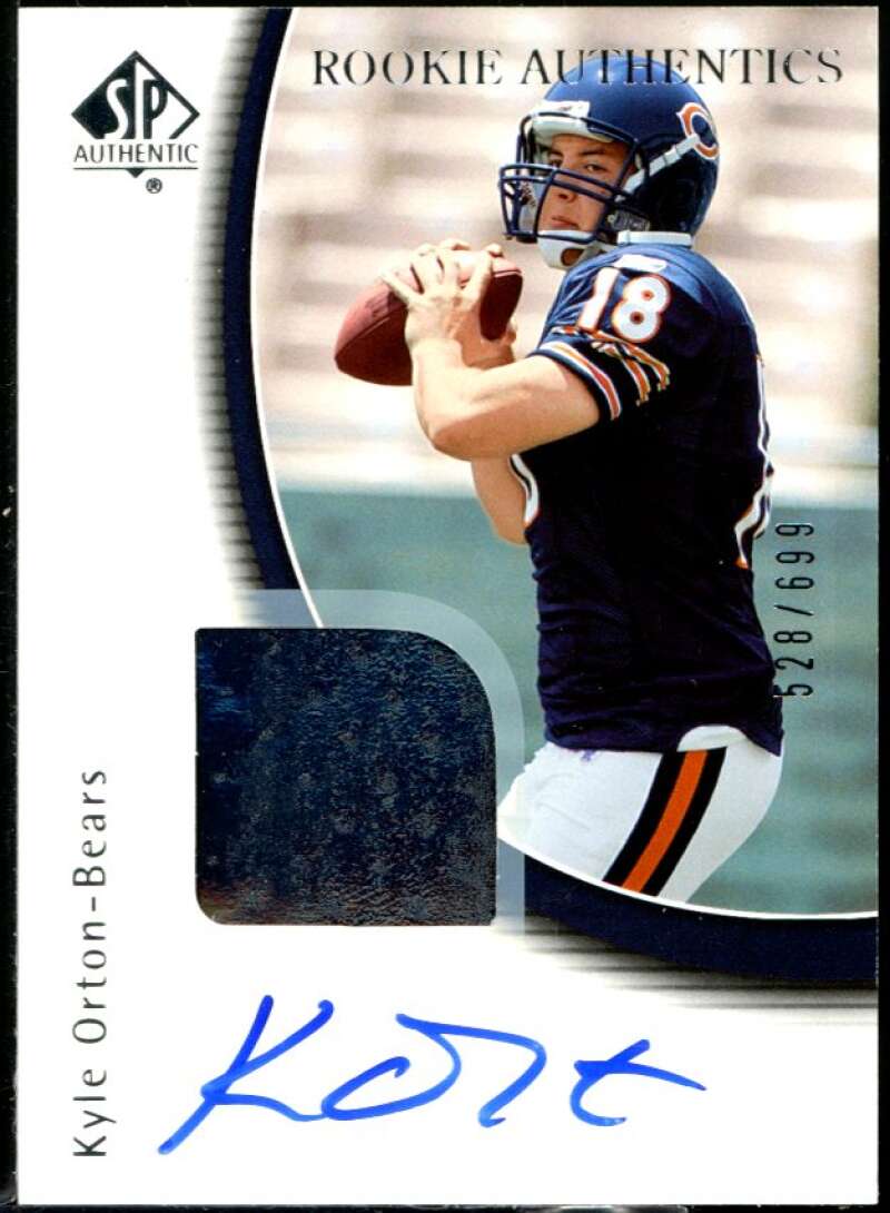 Kyle Orton JSY AU Rookie Card 2005 SP Authentic #230 /699 Image 1