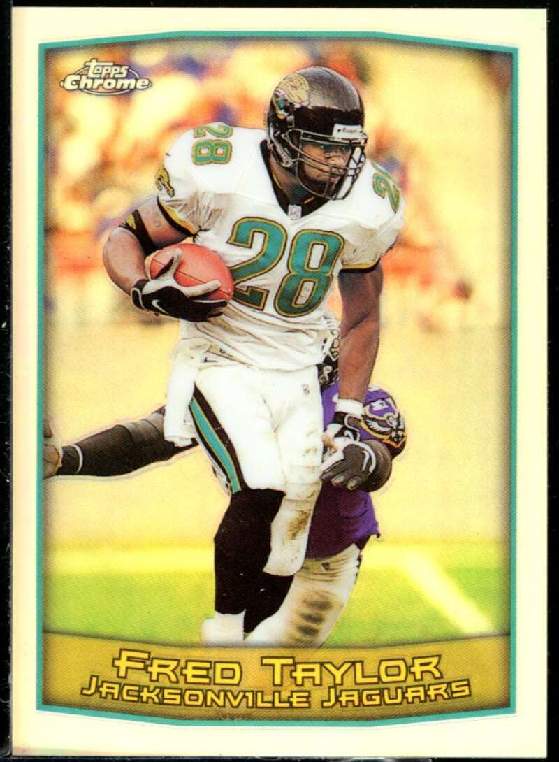 Fred Taylor Card 1999 Topps Chrome Refractors #10 Image 1