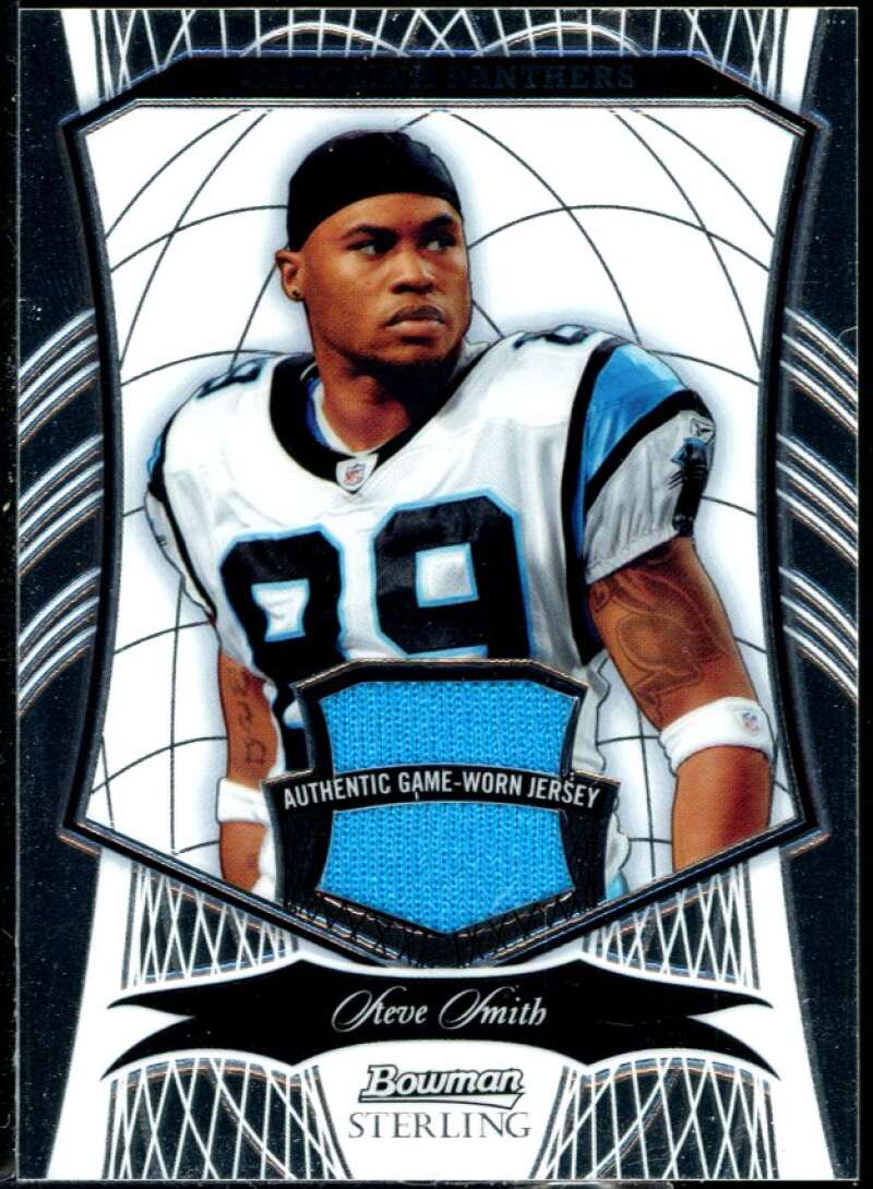 Steve Smith JSY Card 2009 Bowman Sterling #75 /249 Image 1