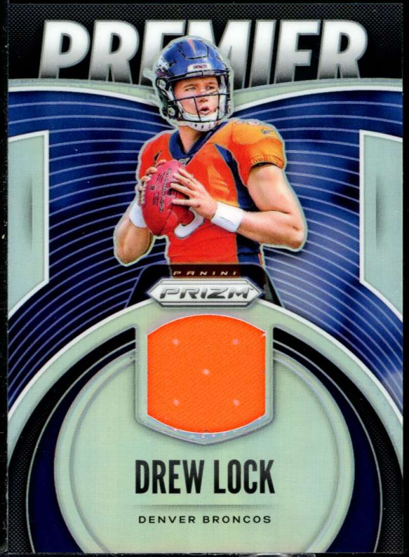 Drew Lock Rookie Card 2019 Panini Prizm Premier Jerseys #4 Image 1