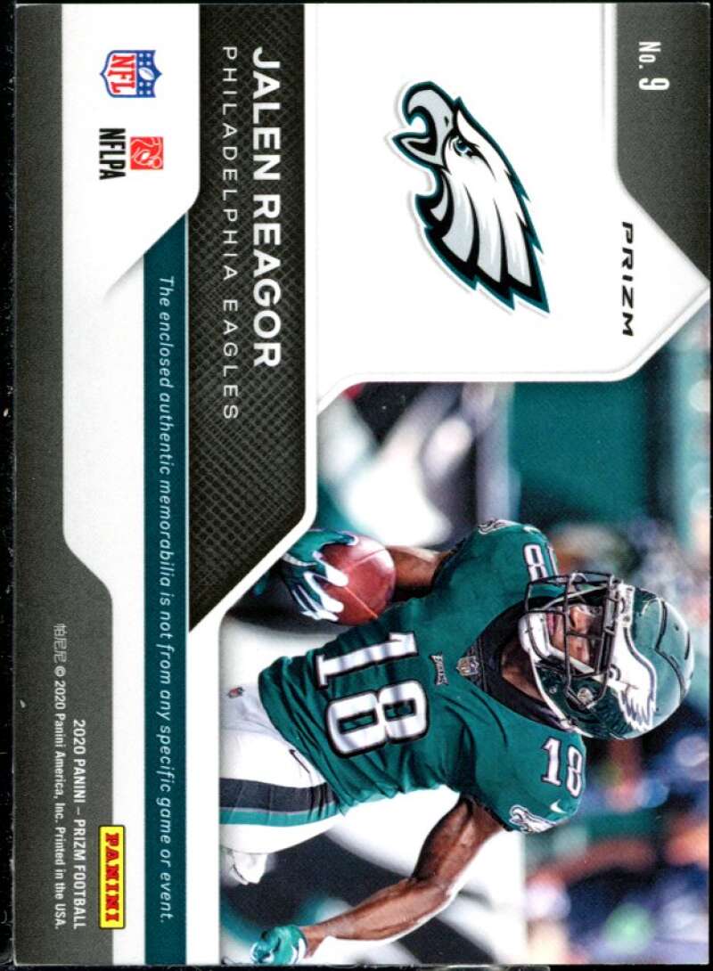 Jalen Reagor Rookie Card 2020 Panini Prizm Rookie Gear Pink #9 Image 2