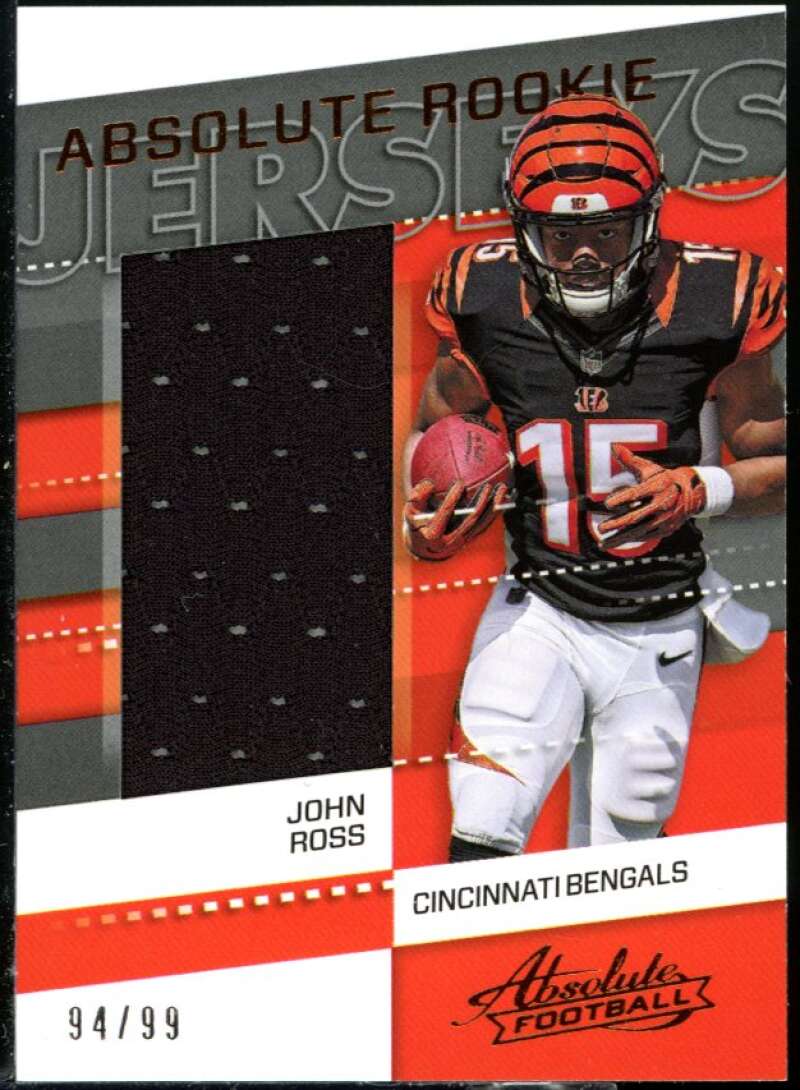 John Ross Rookie Card 2017 Absolute Rookie Jerseys #35 Image 1