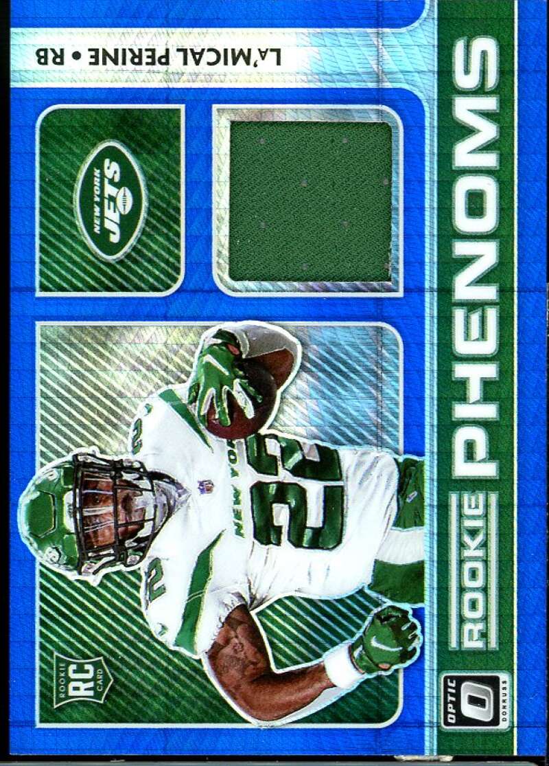 La'Mical Perine 2020 Donruss Optic Rookie Phen Jerseys Horizontal Blue Hyper #40 Image 1