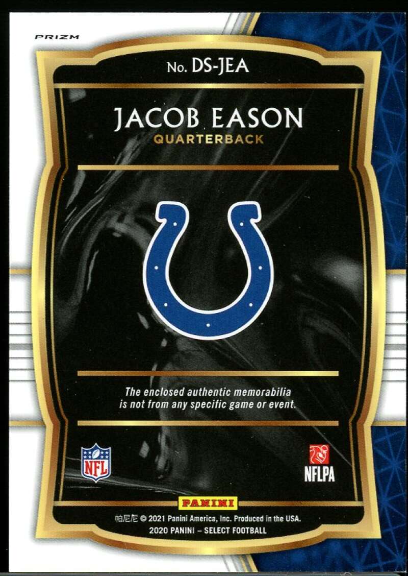 Jacob Eason Rookie Card Select Draft Selections Memorabilia Prizm Red #ds-jea Image 2