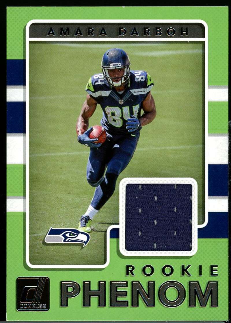 Amara Darboh Rookie Card 2017 Donruss Rookie Phenom Jerseys Green #29 Image 1