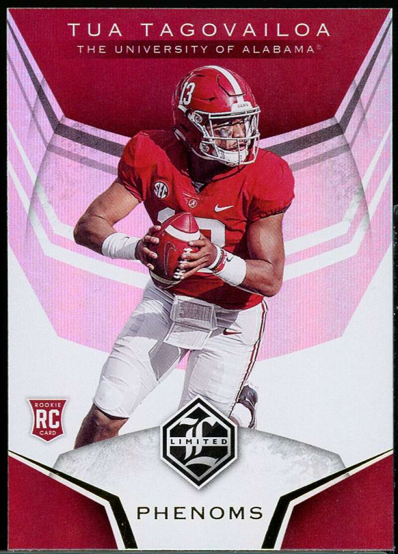 Tua Tagovailoa Rookie Card 2020 Limited Phenoms Red #3 Image 1