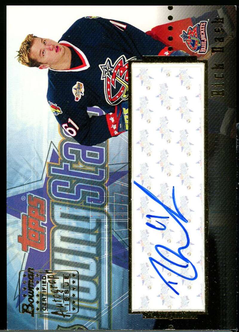 Rick Nash Rookie Card 2002-03 Bowman Young Stars Autographs #RN Image 1