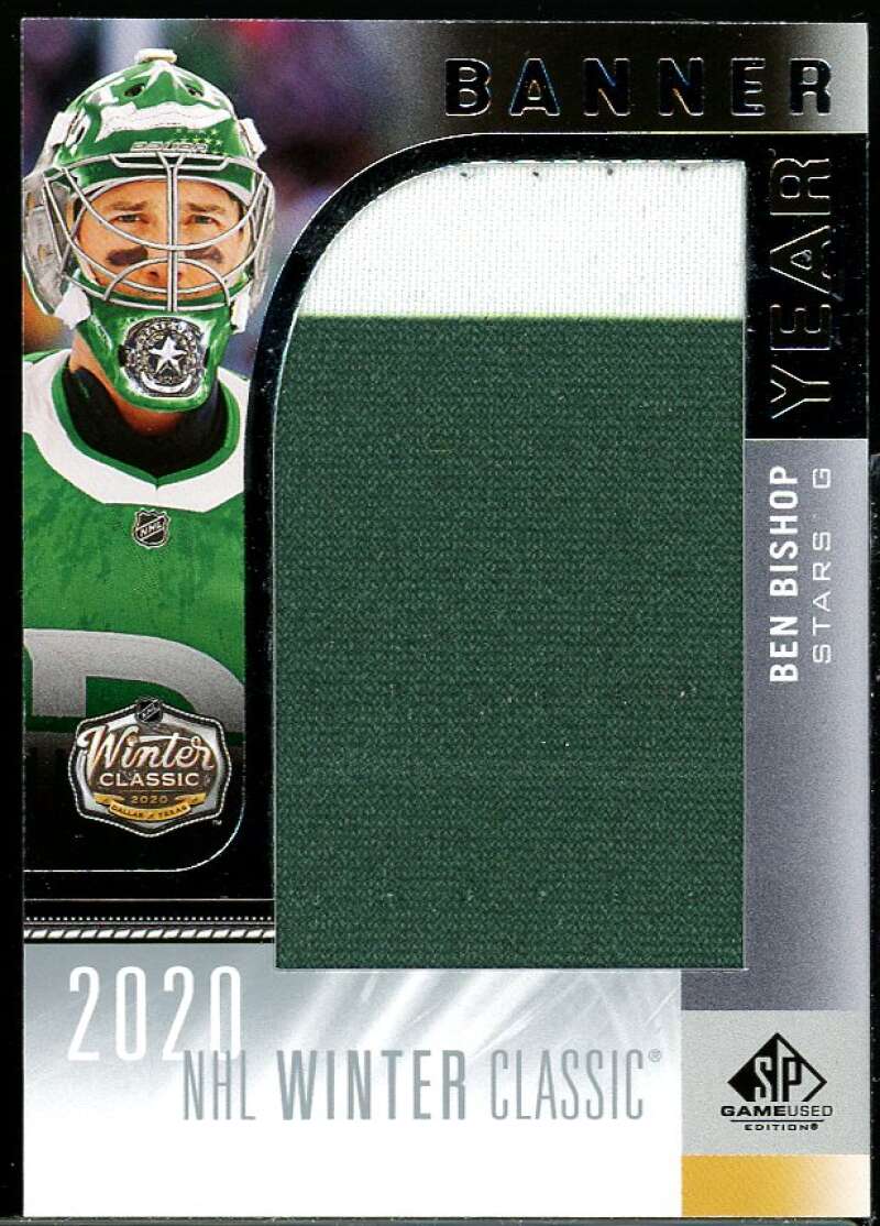 Ben Bishop Rookie 2020-21 SP Game Used Winter Classic Banner Year Relics #WC20BB Image 1