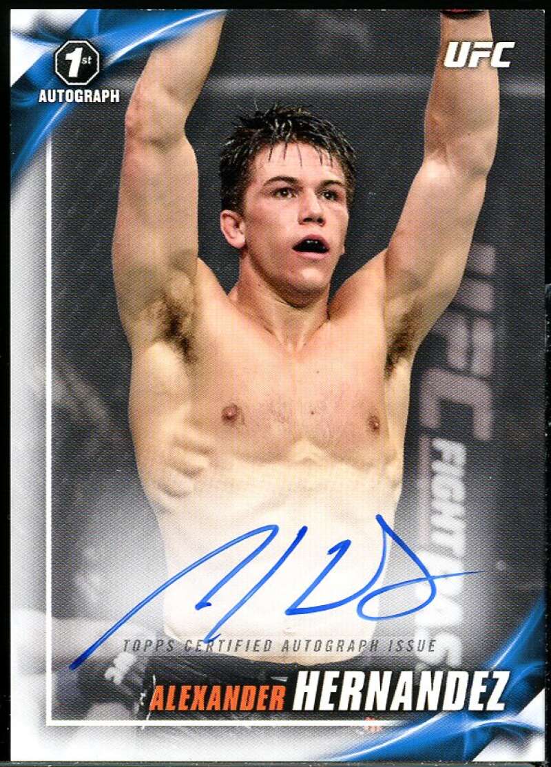 Alexander Hernandez Card 2019 Topps UFC Knockout Autographs #KAAH /199 Image 1