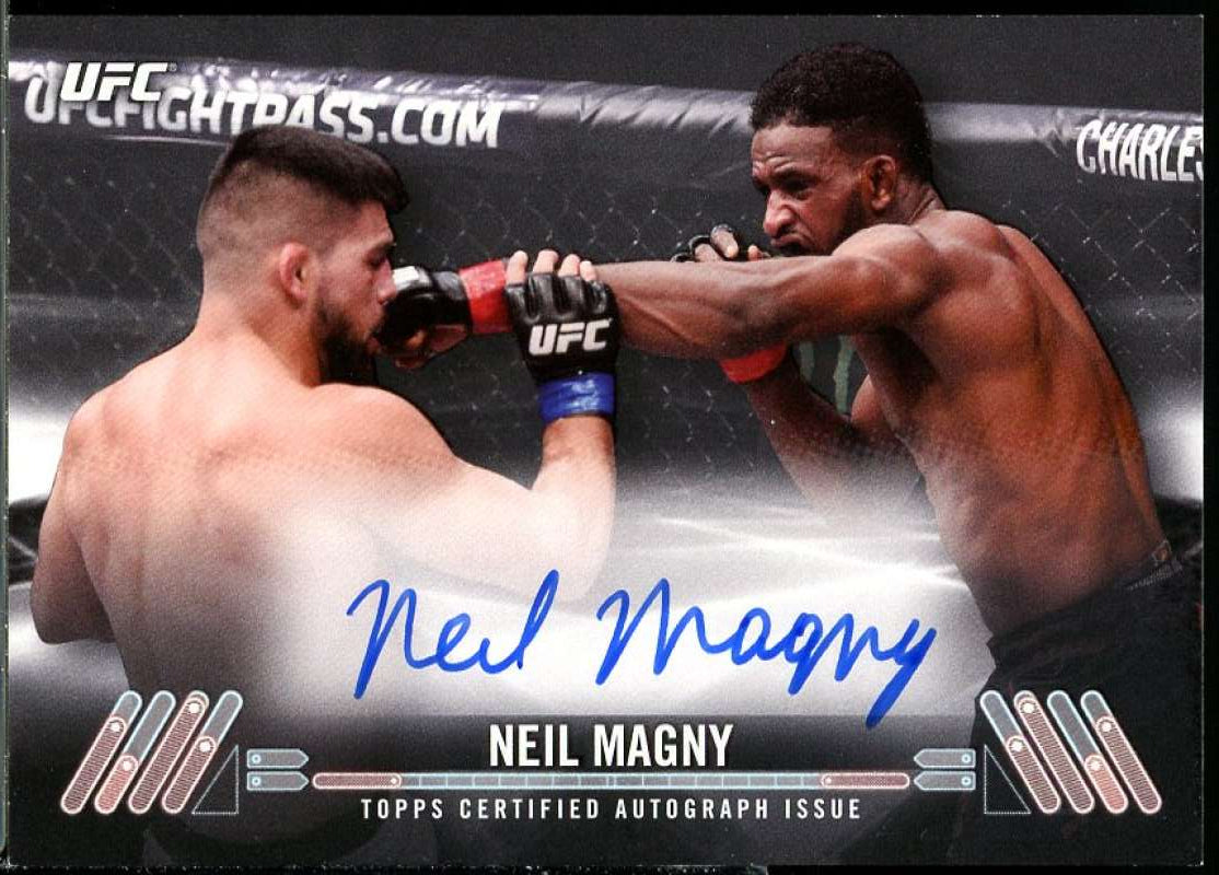 Neil Magny Card 2017 Topps UFC Knockout Autographs #KANM /199 Image 1