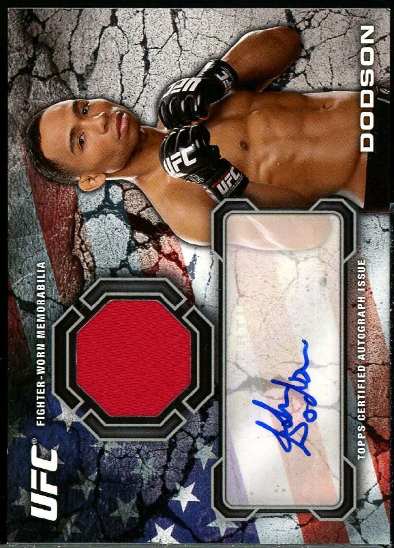 John Dodson Card 2013 Topps UFC Bloodlines Fighter Relics Autographs #FARJD /249 Image 1