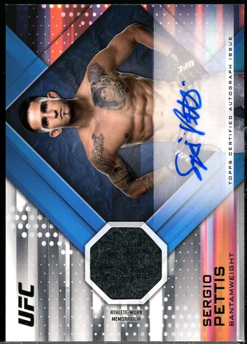 Sergio Pettis Card 2019 Topps UFC Knockout Autographed Relics #KARSP Image 1