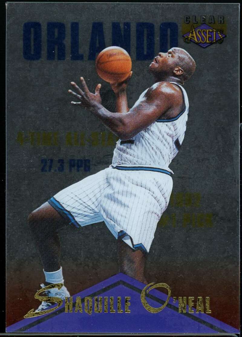 Shaquille O'Neal Card 1996 Clear Assets #1 Image 1