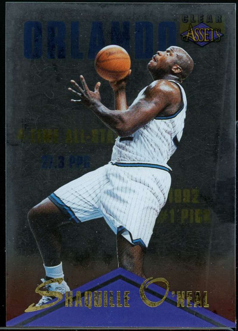 Shaquille O'Neal Card 1996 Clear Assets #1 Image 1