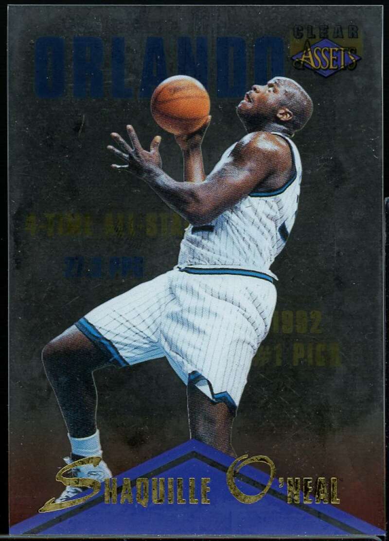 Shaquille O'Neal Card 1996 Clear Assets #1 Image 1