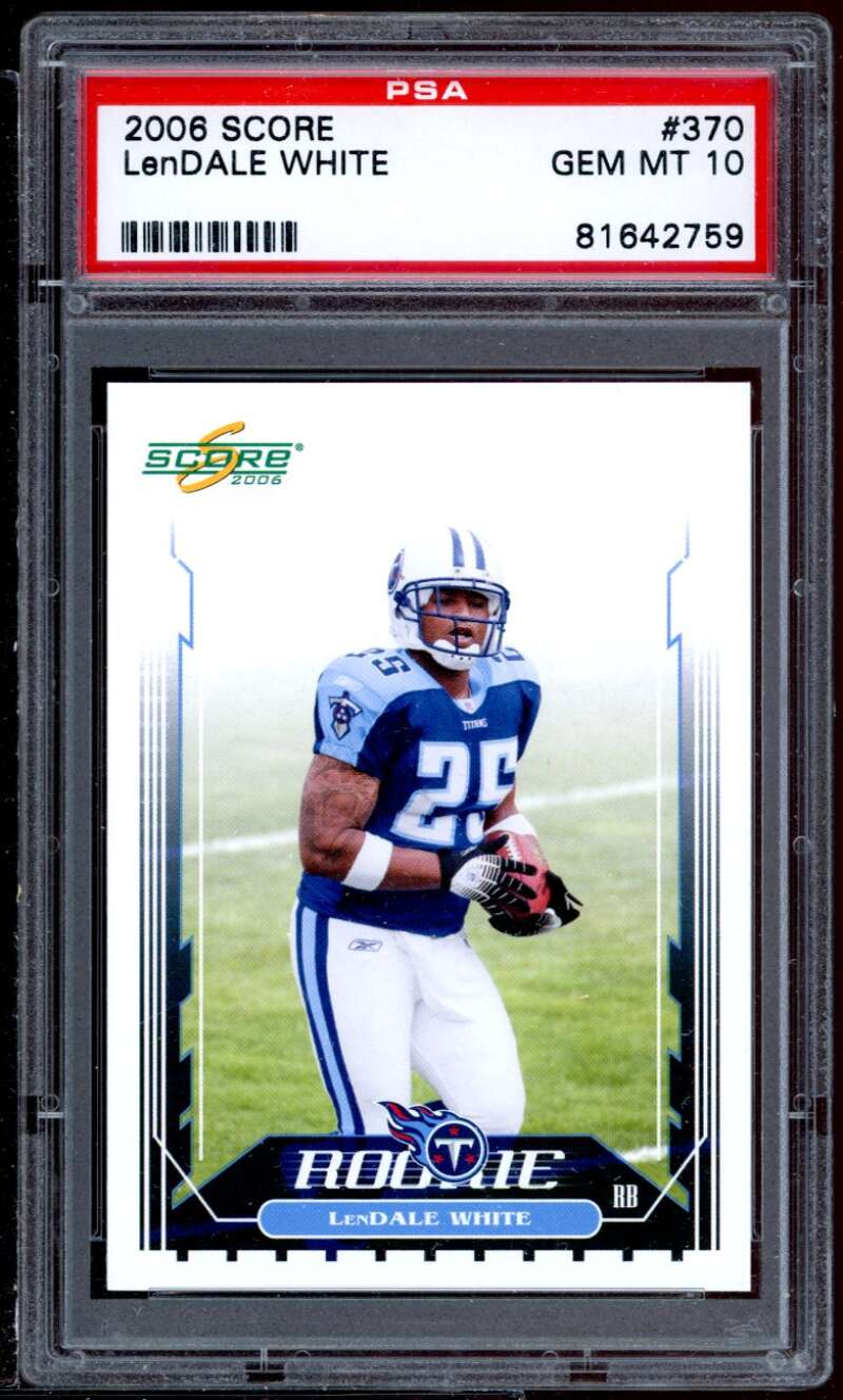 Lendale White Rookie Card 2008 Score #370 PSA 10 Image 1