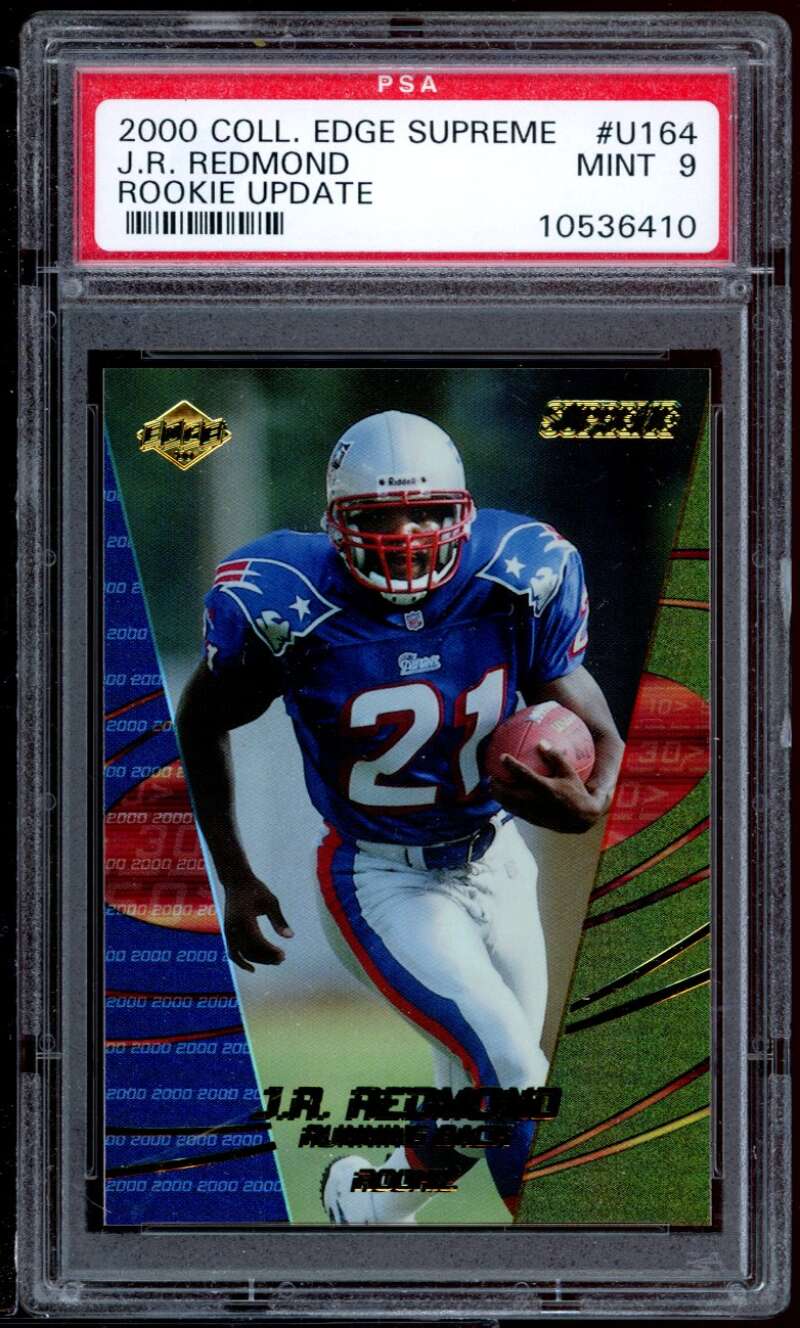 J.R. Redmond Rookie Card 2000 Coll. Edge Supreme Rookie Update #U164 PSA 9 Image 1