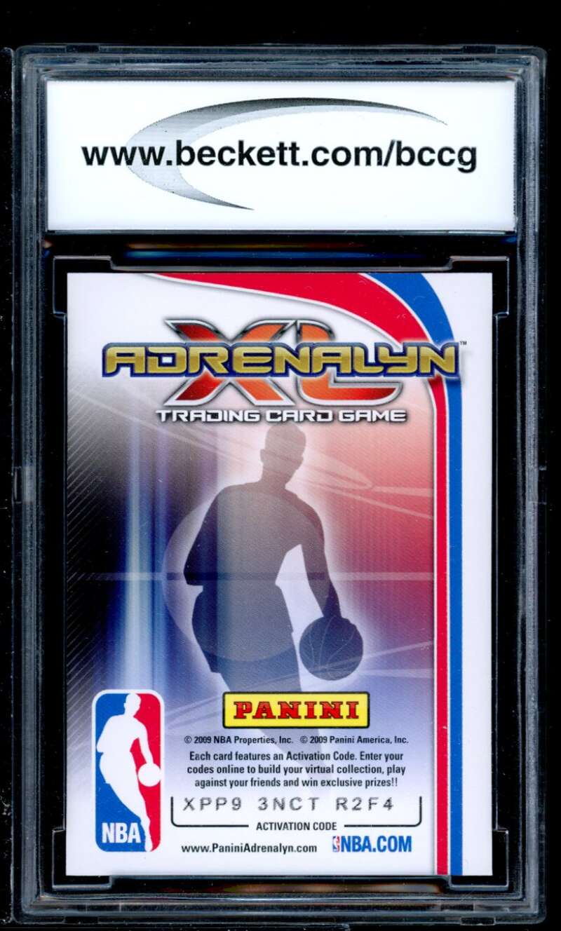 Rodrigue Beaubois Rookie Card 2009-10 Adrenalyn Xl #29 BGS BCCG 10 Image 2