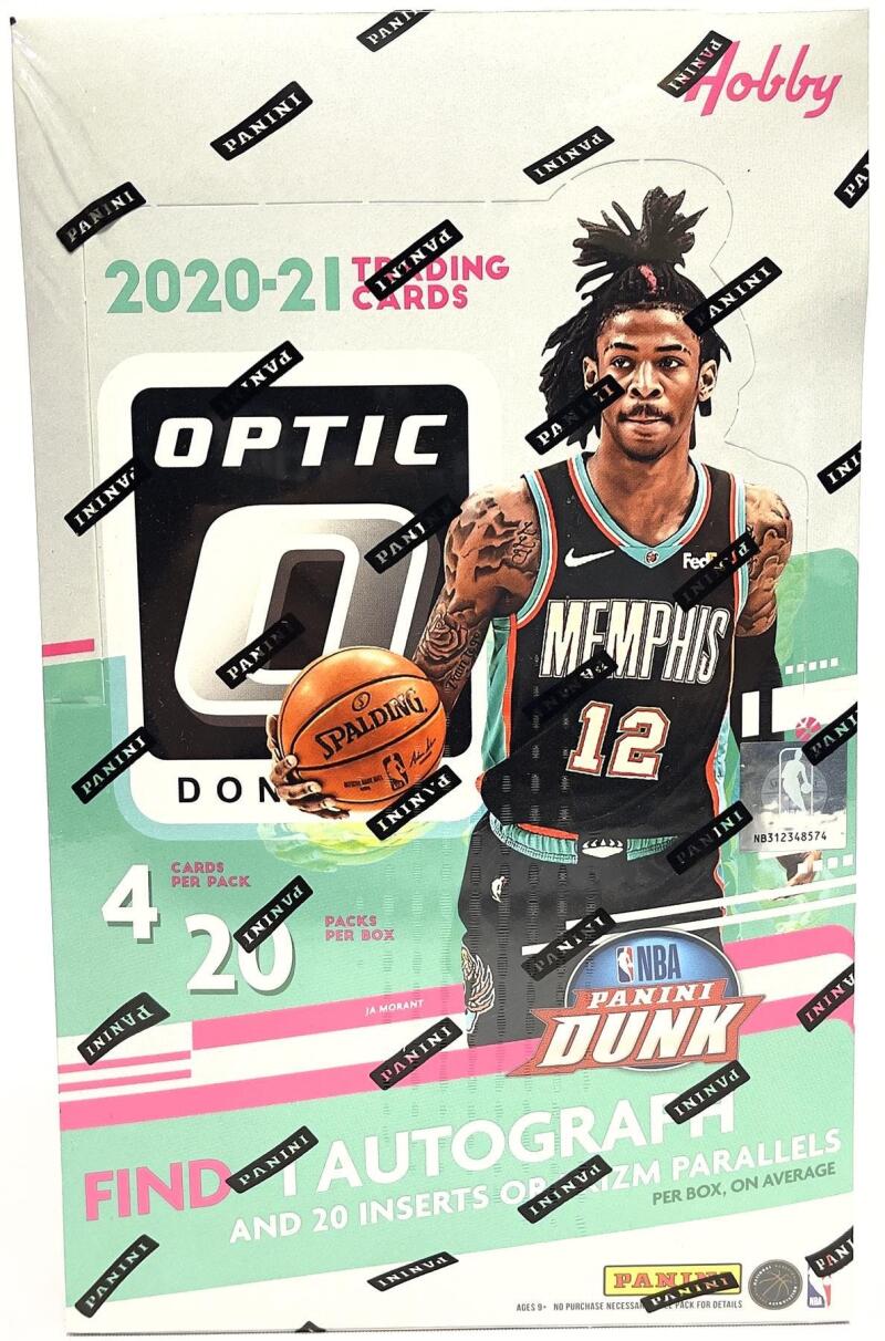 2020-21 Panini Donruss Optic Basketball Hobby Box Image 1