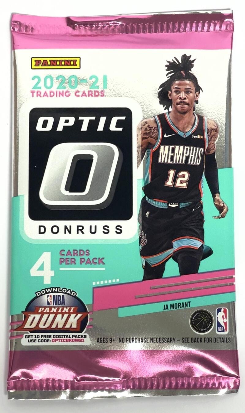 2020-21 Panini Donruss Optic Basketball Hobby Box Image 3