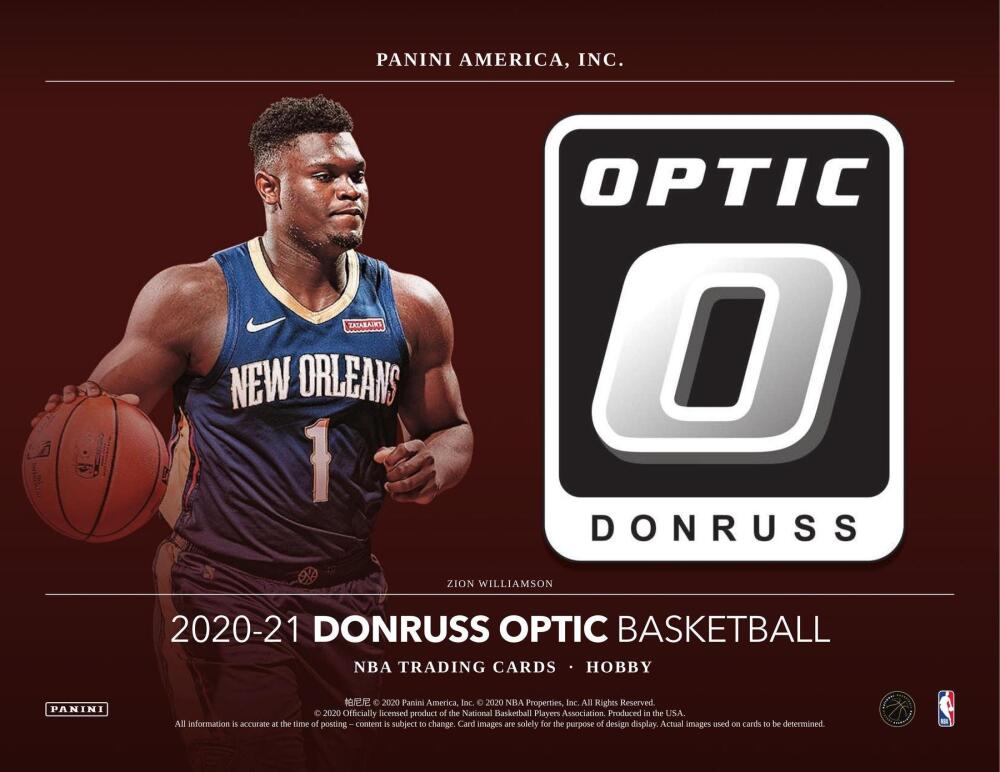 2020-21 Panini Donruss Optic Basketball Hobby Box Image 4