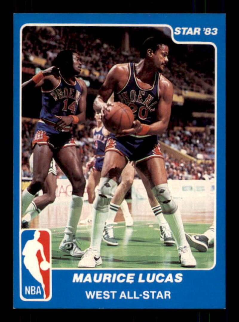 Maurice Lucas Card 1983 Star All-Star Game #19 Image 1