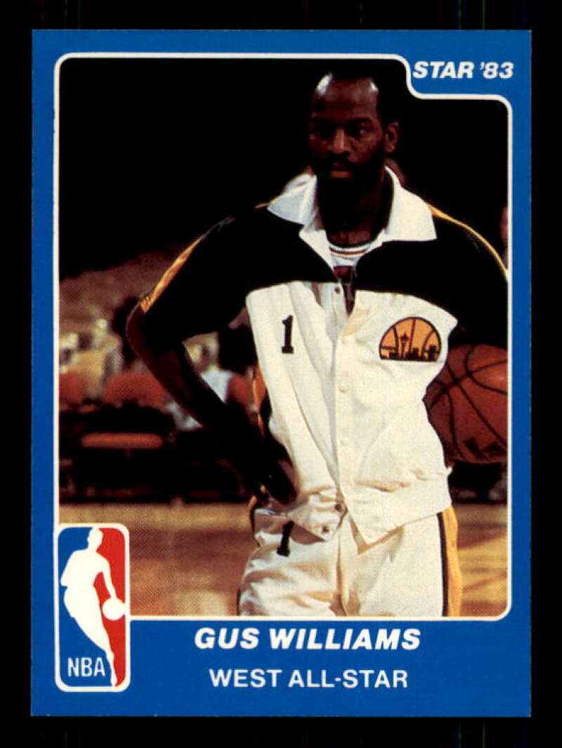 Gus Williams Card 1983 Star All-Star Game #25 Image 1