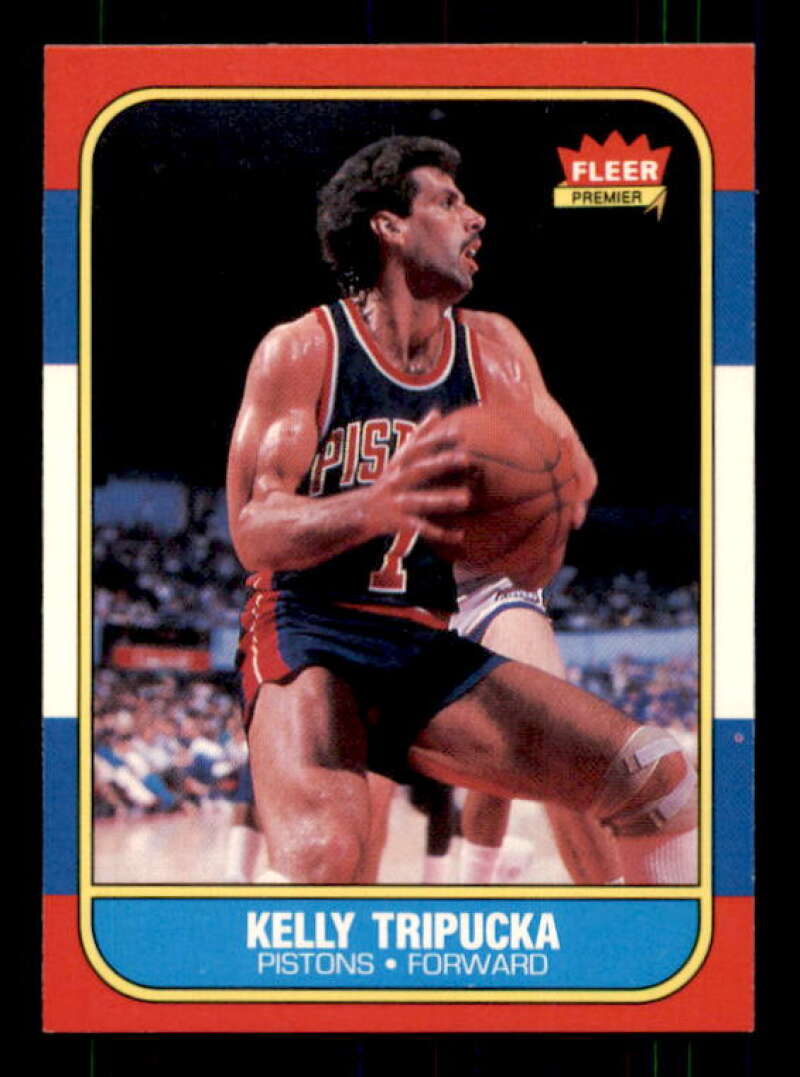 Kelly Tripucka Rookie Card 1986-87 Fleer #115 Image 1