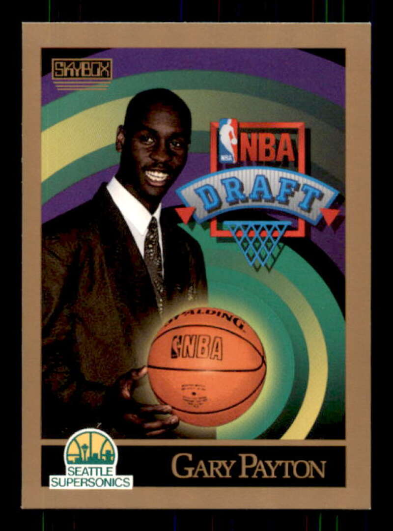 Gary Payton Rookie Card 1990-91 SkyBox #365 Image 1