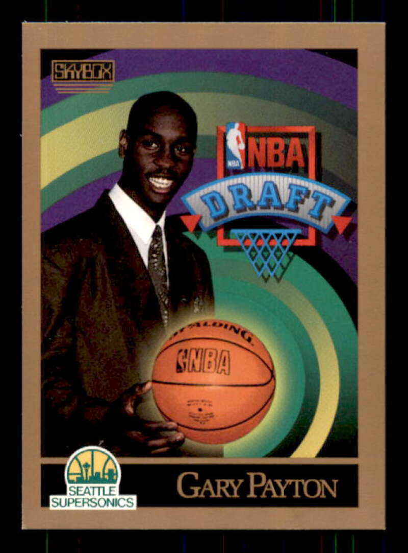 Gary Payton Rookie Card 1990-91 SkyBox #365 Image 1