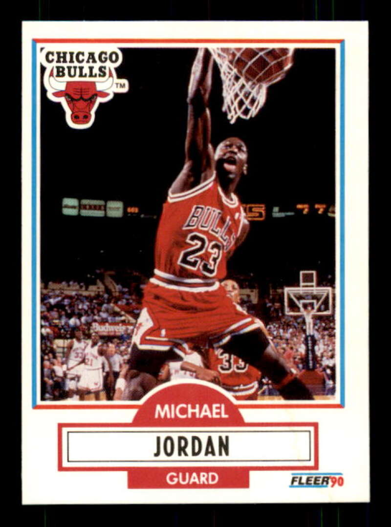 Michael Jordan Card 1990-91 Fleer #26 Image 1