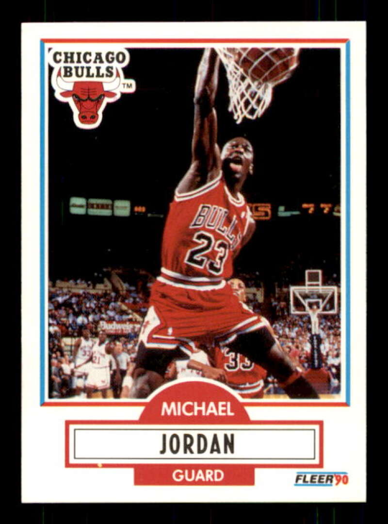 Michael Jordan Card 1990-91 Fleer #26 Image 1