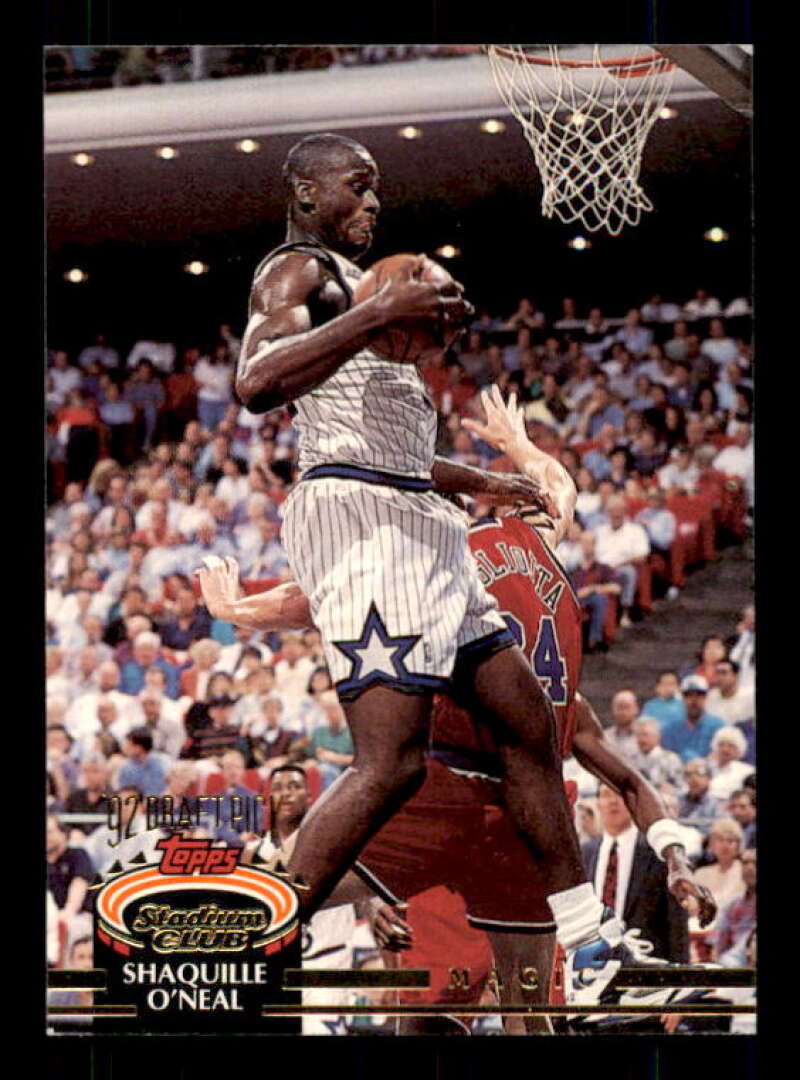 Shaquille O'Neal Rookie Card 1992-93 Stadium Club #247 Image 1