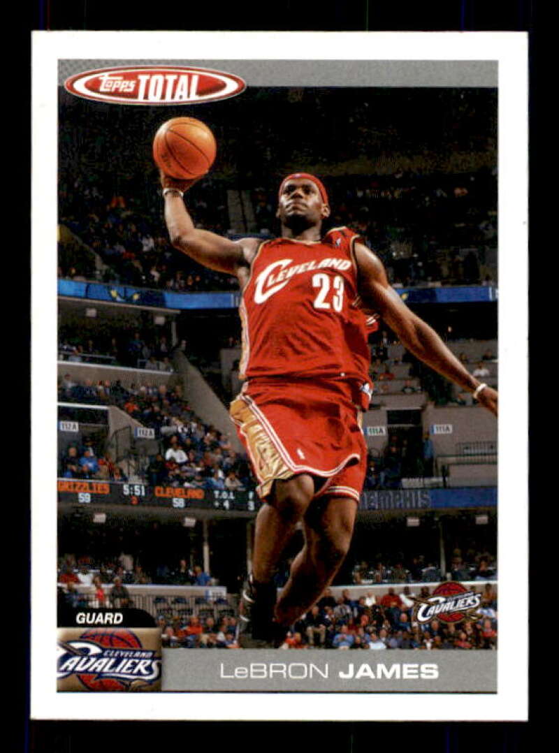 Lebron James Card 2004-05 Topps Total #4 Image 1