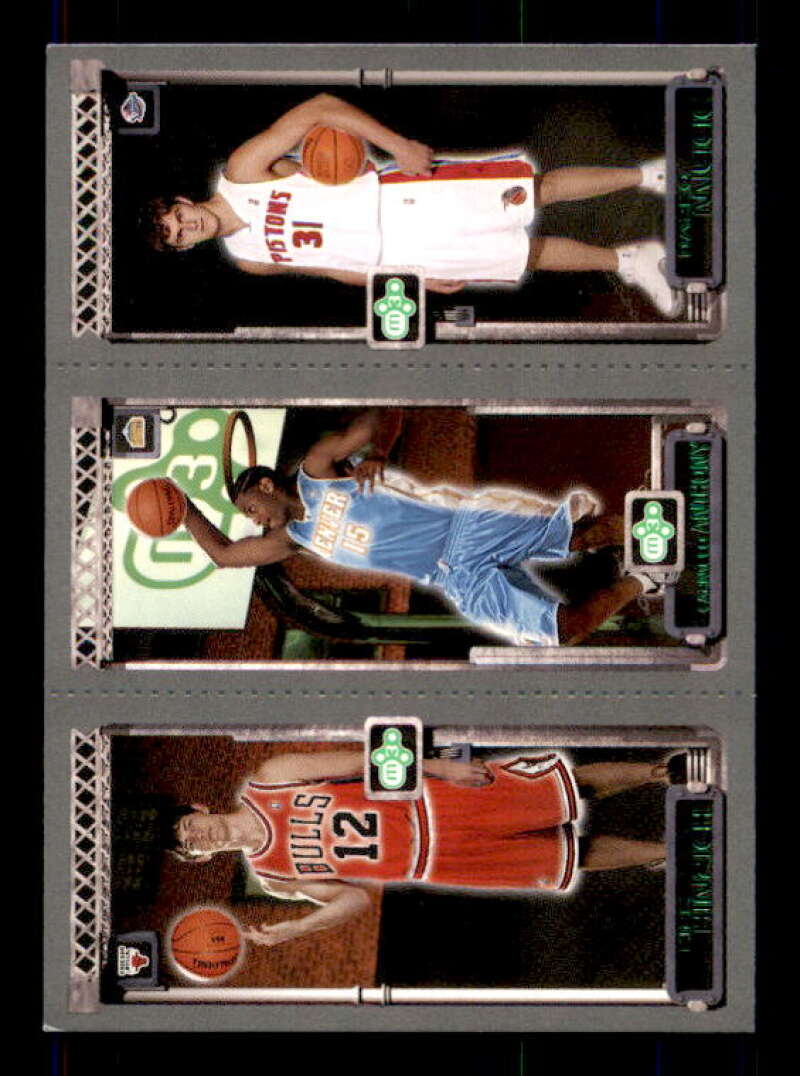 Kirk Hinrich /Carmelo Anthony/Darko Milicic 2003-04 Topps Rookie Matrix #HAM Image 1