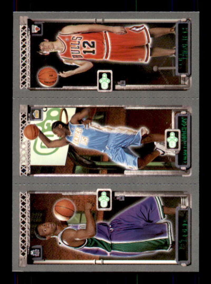 T.J. Ford /Carmelo Anthony/Kirk Hinrich Rookie 2003-04 Topps Rookie Matrix #FAH Image 1