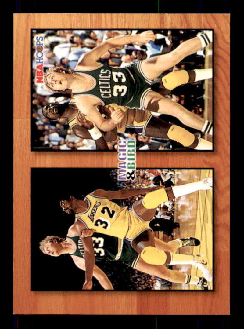 Magic Johnson/Larry Bird/Commemorative Card 1993-94 Hoops #MB1 Image 1