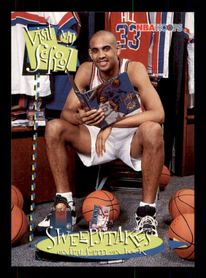 Grant Hill Card 1995-96 Hoops Sweepstakes #NNO Image 1