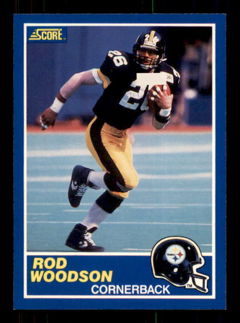 Rod Woodson Rookie Card 1989 Score #78 Image 1