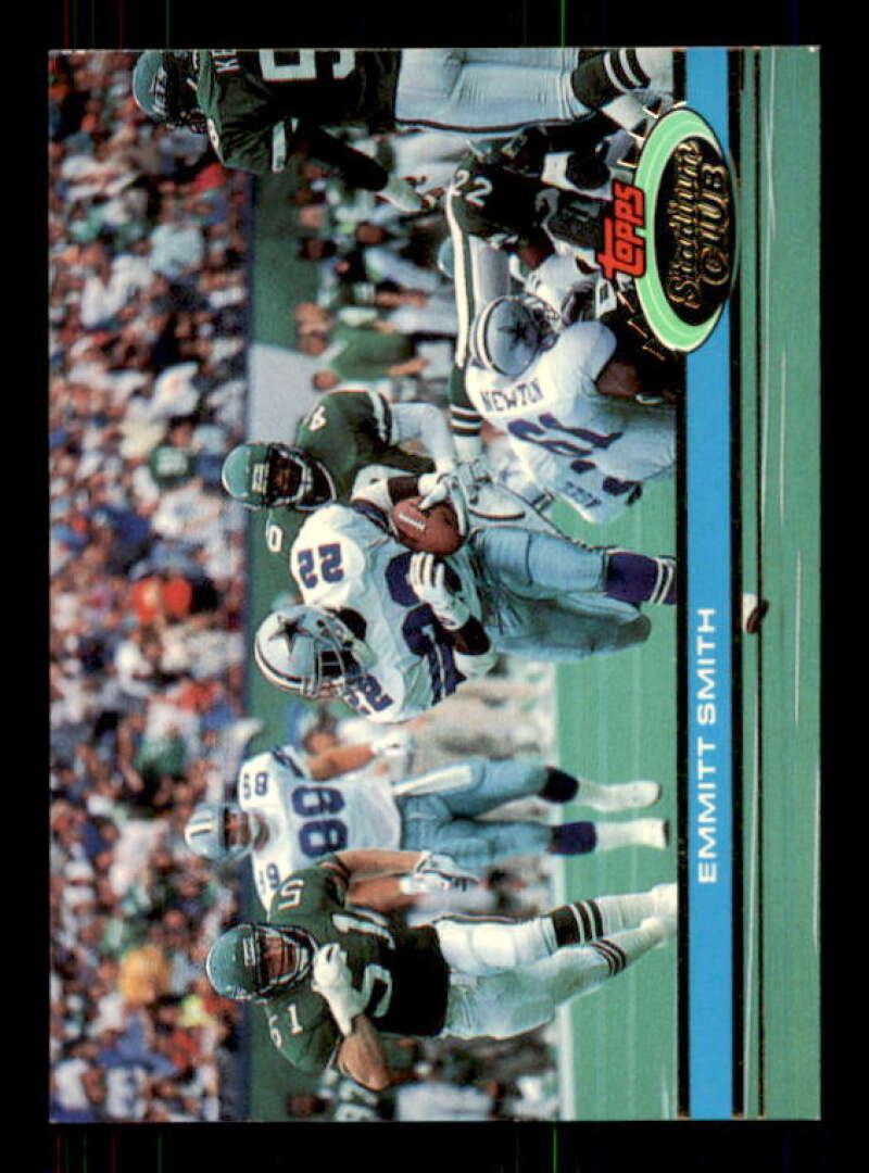 Emmitt Smith Card 1991 Stadium Club #2 Image 1