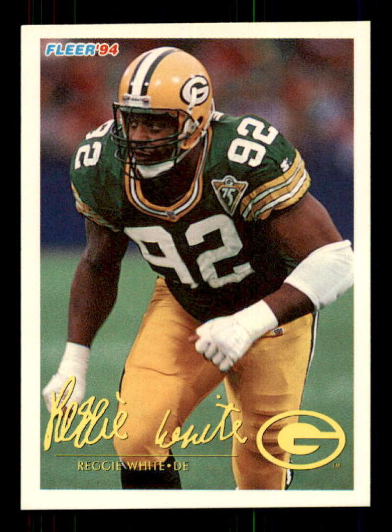 Reggie White Card 1994 FACT Fleer Shell #11 Image 1