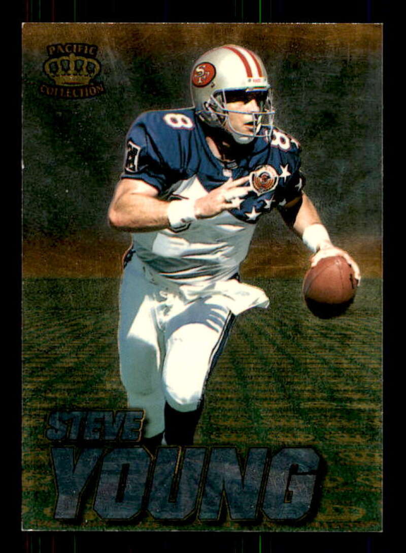 Steve Young Card 1996 Pacific Invincible Pro Bowl #20 Image 1