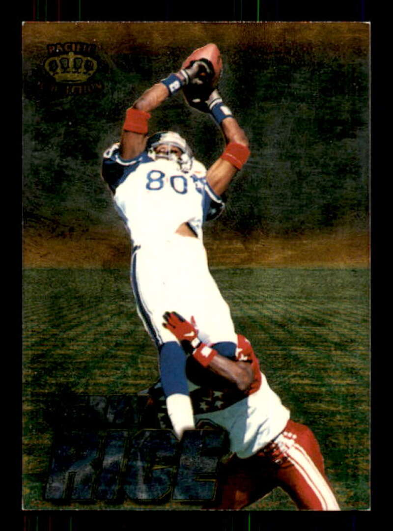 Jerry Rice Card 1996 Pacific Invincible Pro Bowl #12 Image 1