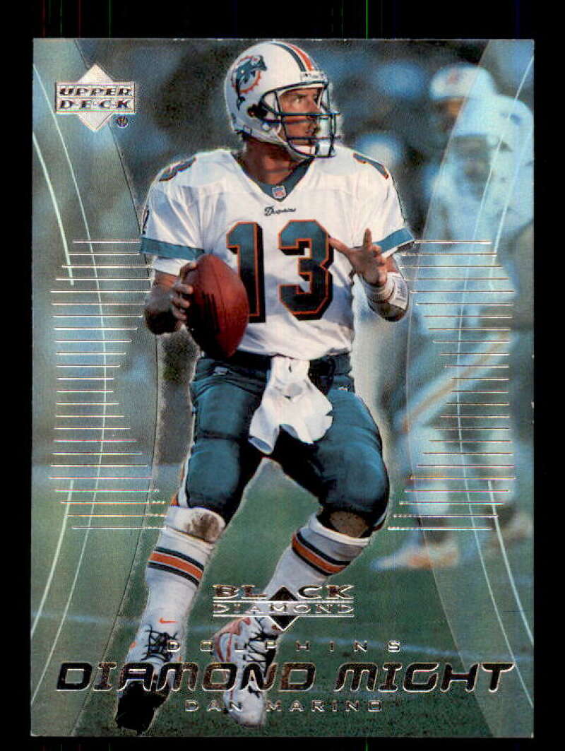 Dan Marino Card 1999 Black Diamond Might #DM4 Image 1