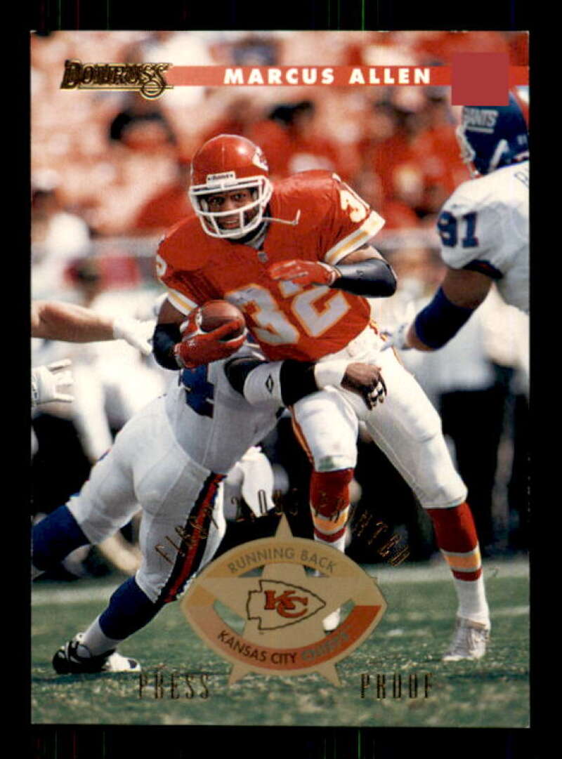 Marcus Allen Card 1996 Donruss Press Proofs #93 Image 1