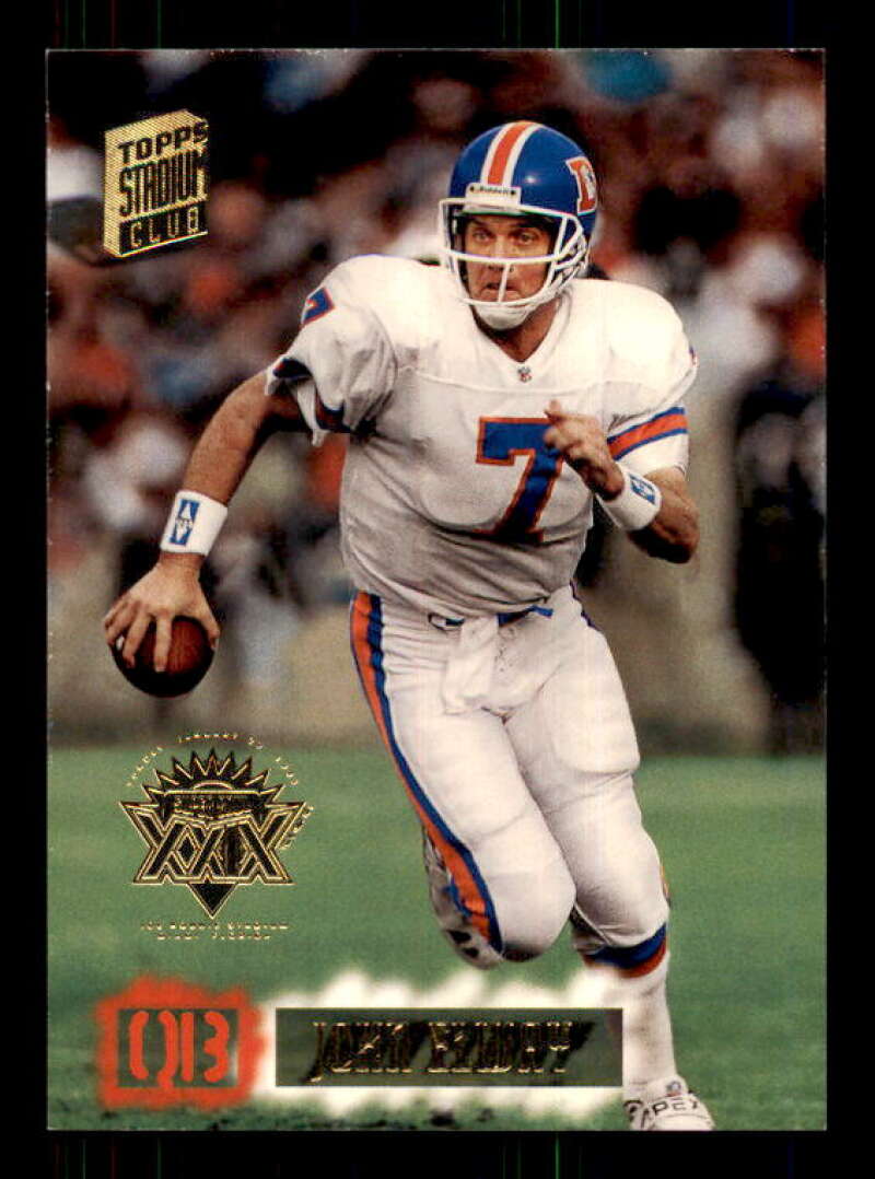 John Elway Card 1994 Stadium Club Super Bowl XXIX #90 Image 1