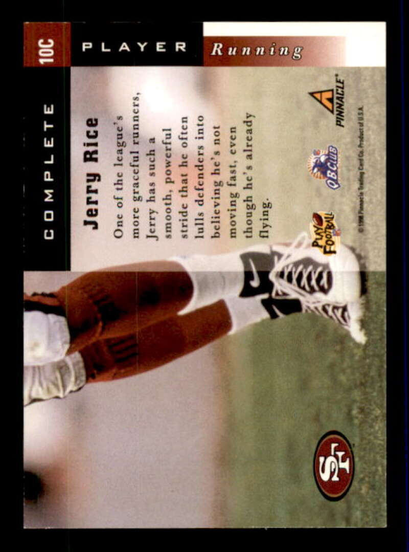Jerry Rice Card 1998 Score Complete Players #10C Image 2